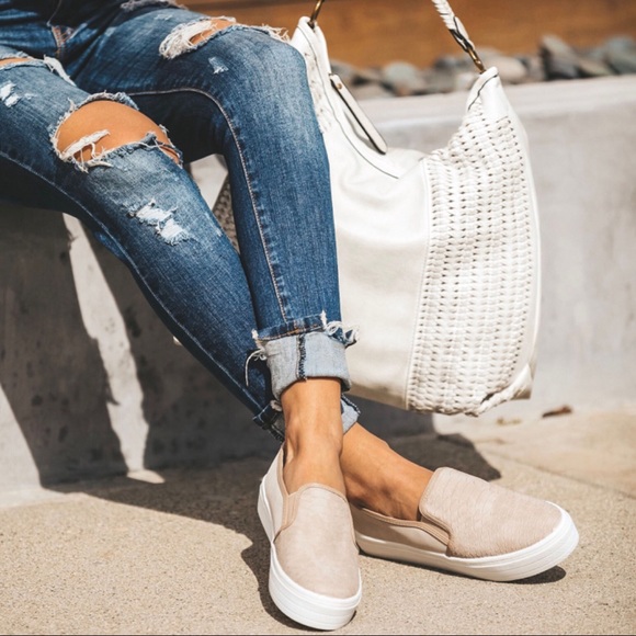 SIZE CLEARANCE-FIRM‼️Peyton Slip on Sneakers-Taupe - Picture 2 of 8